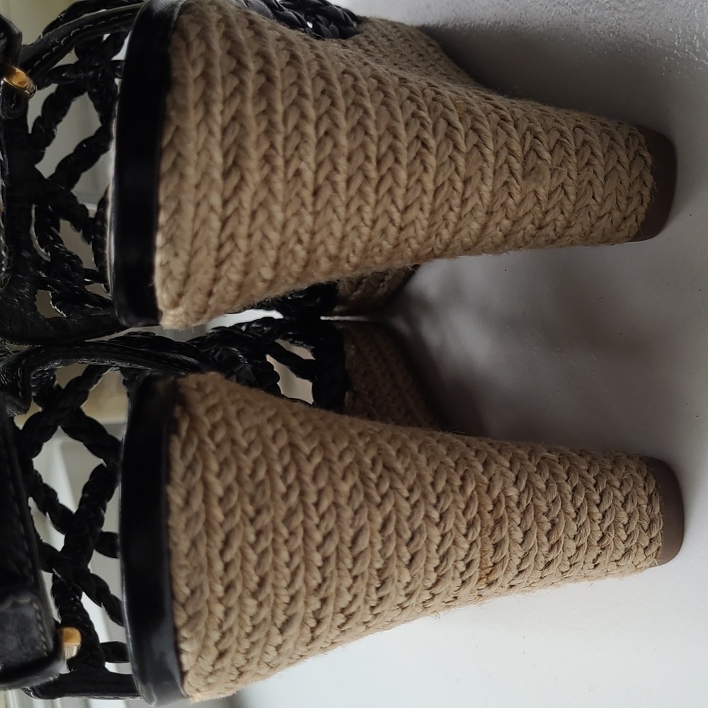 PRADA Authentic wedge mules sandals black - Picture 8 of 8